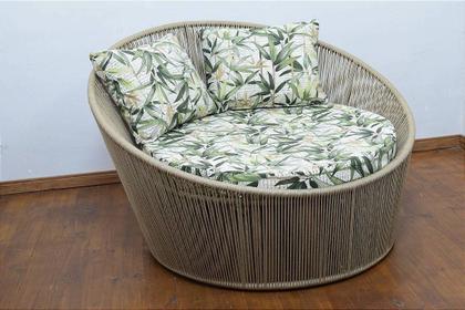 Imagem de Chaise Redondo 1.30M - Corda náutica by DeckDecor.