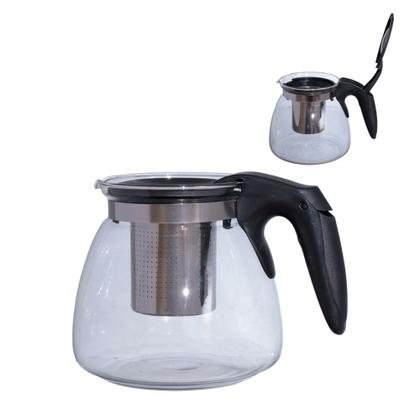 Imagem de Chaleira de Vidro Com Infusor 1 Litro com 4 Xícaras Para Chá 100ml Hauskraft