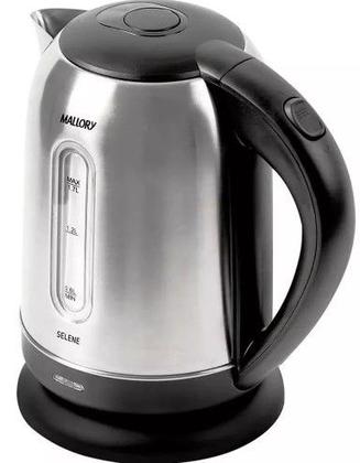 Imagem de Chaleira Eletrica 1.7L Mallory 1850W Desligamento Automatico Inox 220V