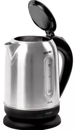 Imagem de Chaleira Eletrica 1.7L Mallory 1850W Desligamento Automatico Inox 220V