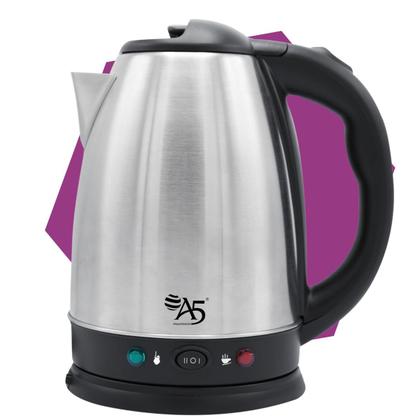 Imagem de Chaleira Elétrica 1,8L Tropical com Seletor Controle de Temperatura para Esquentar Água, Leite, Chimarrão, Café, Chá, Suco Base Giratória Sem Fio