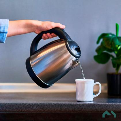 Imagem de Chaleira Elétrica Aço Inox 2L 1500W Fervura Rápida Desligamento Automático