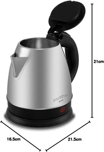 Imagem de Chaleira Elétrica Britânia BCH09I 1,2 Litro 1200W Inox 220V