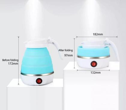 Imagem de Chaleira Eletrica De Silicone Portatil Para Viagens Dobravel