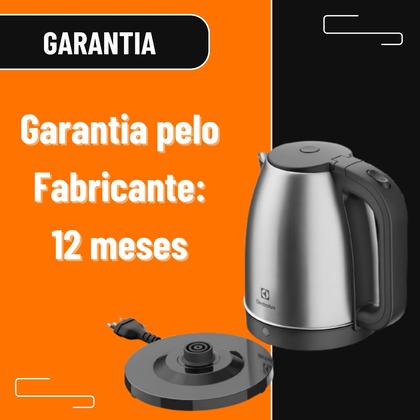 Imagem de Chaleira Elétrica Electrolux EEK10 com Capacidade de 1,8L Litros e Potência de 1200w na voltagem 127v