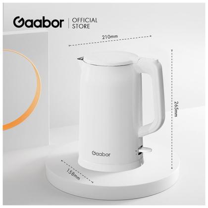 Imagem de Chaleira Elétrica Gaabor 1,7L 1450W 127V Branco - EK20M-WH01A-1
