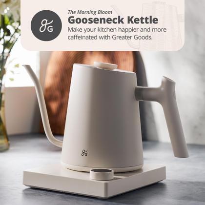 Imagem de Chaleira Elétrica Gooseneck Greater Goods Morning Bloom 1L