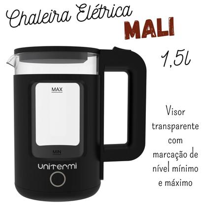 Imagem de Chaleira Elétrica Inox e Vidro 1,5L 110V Unitermi