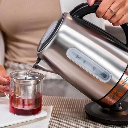 Imagem de Chaleira Elétrica Inox Térmica Gradiente 1100w Daily PGCE210 Cobre Collection 110v