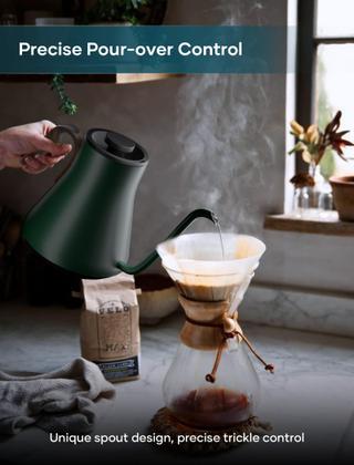 Imagem de Chaleira elétrica INTASTING Gooseneck 0,9L com controle de temperatura