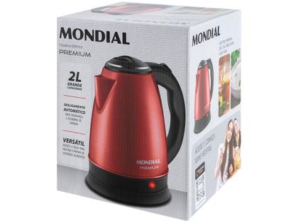 Imagem de Chaleira Elétrica Mondial, Premium, 110V, 1200W - CE-06-R