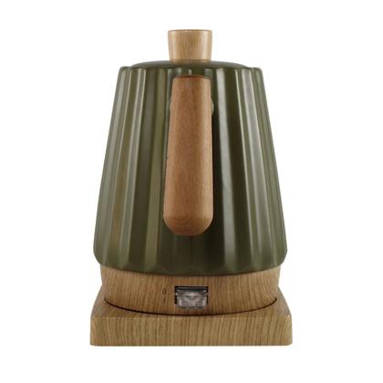 Imagem de Chaleira Elétrica Tuut Elegance de Porcelana 1,2 Litro com Base 360 Graus Cabo de Madeira e Desligamento Automático