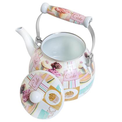 Imagem de Chaleira esmaltada charm cake 2,5 litros s/apito