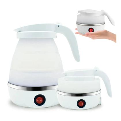 Imagem de Chaleira Estilo Jarra Elétrica De Silicone Portátil 600ml 127V