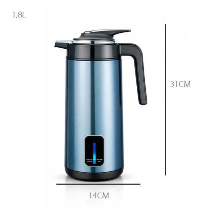 Imagem de Chaleira Inox 1.8L com Aquecimento Rápido e Conservação de Calor 1000W