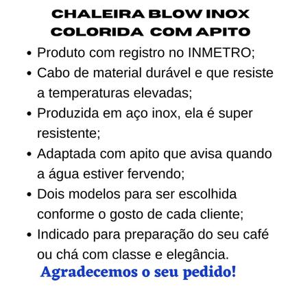 Imagem de Chaleira Inox Color  com Apito 1,8lts