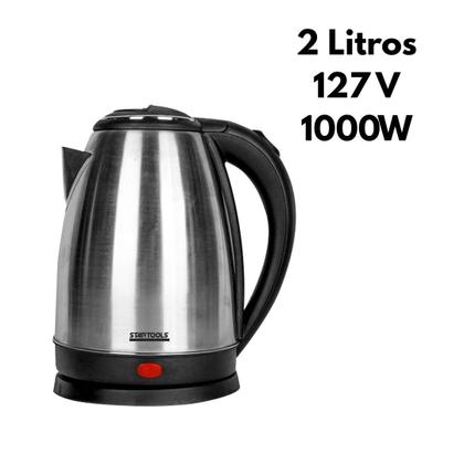 Imagem de Chaleira Jarra Elétrica 2 Litros 127V ou 220V Inox