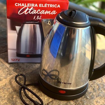 Chaleira Jarra Elétrica Unitermi Atacama Inox 110V 1.8L Imagem de Chaleira Jarra Elétrica Unitermi Atacama Inox 110V 1.8L