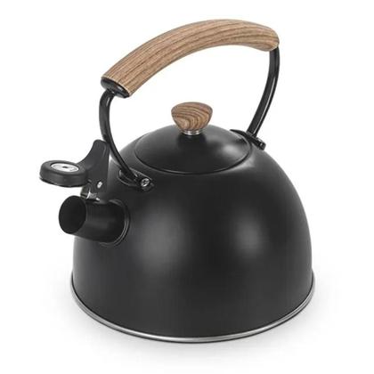 Imagem de Chaleira Roma Inox Com Apito Vintage Indução 1,5L Preto 4875/116 Brinox