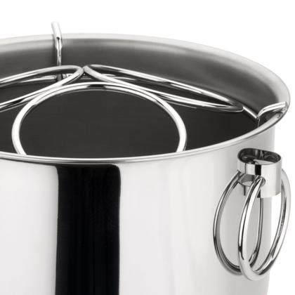 Imagem de Champagneira 6 Litros Base Coletora 3 Garrafas inox Forma