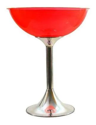 Imagem de Champanheira Taça Acrílico Grande Com Base Alumínio