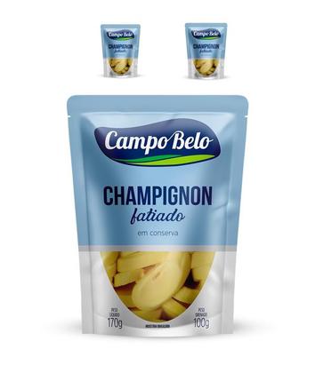 Imagem de Champignon Fatiado Conserva Campo Belo Sache 170g 100g