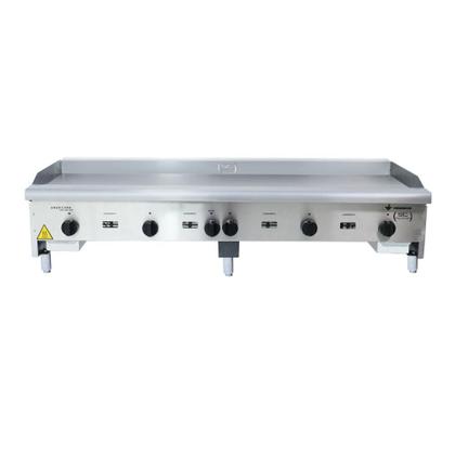 Imagem de Chapa Americana Profissional 150cm a Gás 18mm Lisa Inox CG150 e Conjunto de Espátulas - Venâncio