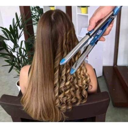 Imagem de Chapa Cerâmica Chapinha Profissional Titanium 465F Bivolt 110/220V Original Premium