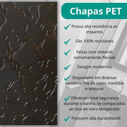 Imagem de Chapa De Acrílico Para Box E Gabinetes 90X98 as Fumê