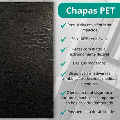 Imagem de Chapa De Acrílico Para Box E Gabinetes 90X98 Revoada Fumê