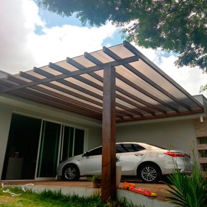 Imagem de Chapa de Policarbonato Alveolar Bronze 4mm - 1,05m x 6,00m - Glanze