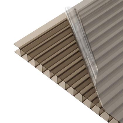 Imagem de Chapa de Policarbonato Alveolar Bronze 4mm - 1,05m x 6,00m - Smart