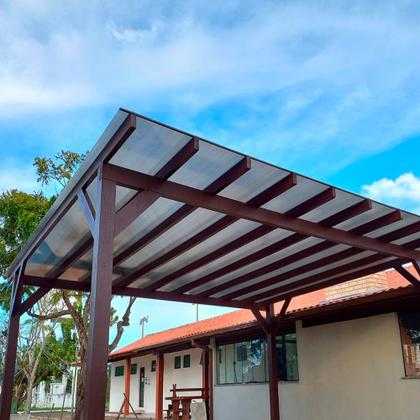 Imagem de Chapa de Policarbonato Alveolar Bronze 4mm - 1,05m x 6,00m - Smart