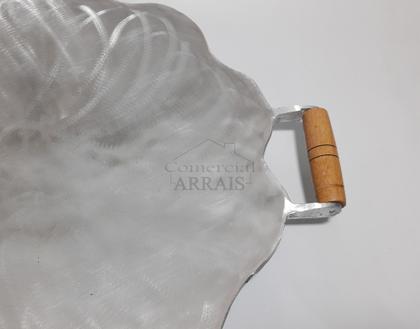 Imagem de Chapa Disco Arado Alumínio Batido Fundido P/ Macarrão Na Chapa Carnes