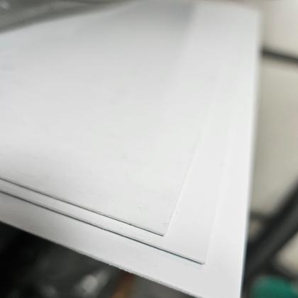 Imagem de Chapa Fundo Piso Fotográfico Infinito Branco PS 2x1mt 1MM Cenário PS Placa Poliestireno