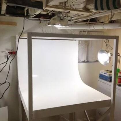 Imagem de Chapa Placa PS Tipo Acrílico Flexível Poliestireno PSAI Branca 2x1m Fundo Fotográfico Branco Cenário
