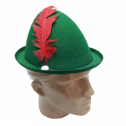 Imagem de Chapéu Alemão Com Pena Oktoberfest Saint Patrick Cosplay