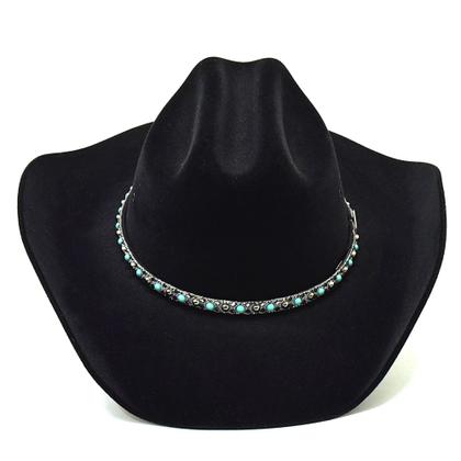 Imagem de Chapéu Americano Com Bandinha De Strass Feminino  Atrevidu's