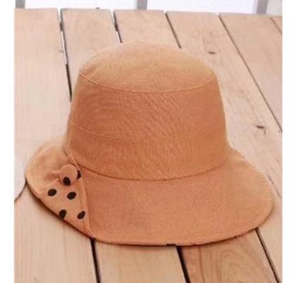 Imagem de Chapéu Balde Feminina Bucket Hat Estilo Baude Bolinha Estilo