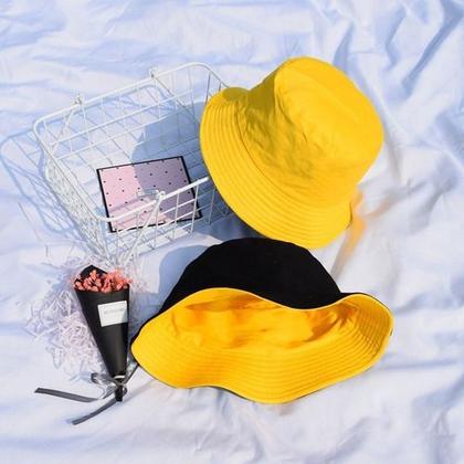 Imagem de Chapéu Bucket Balde Dupla Face Liso Customização Logo Estamp