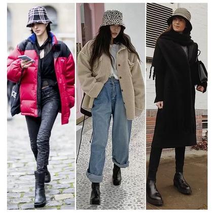 Imagem de Chapéu Bucket Hat Azul Claro Masculino E Feminino Liso, Boné