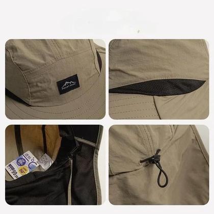 Imagem de Chapéu Bucket Unissex De Secagem Rápida Com Aba Larga, Proteção Solar Para Pesca E Caminhadas