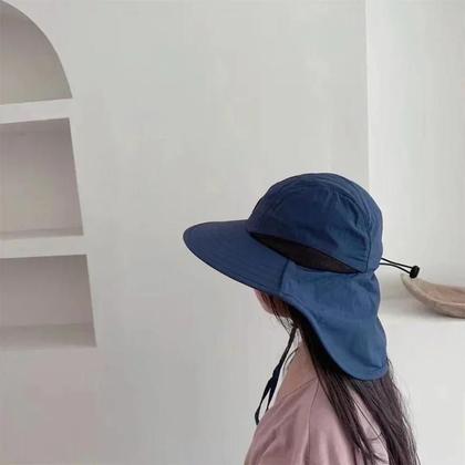 Imagem de Chapéu Bucket Unissex De Secagem Rápida Com Aba Larga, Proteção Solar Para Pesca E Caminhadas