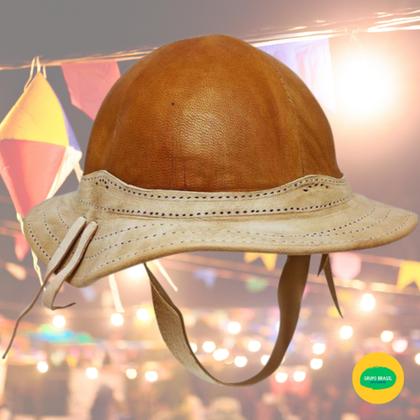 Imagem de Chapéu Cabana Vaqueiro UNISSEX  Festa Junina Vaquejada  Aba Média Couro Semirrígido