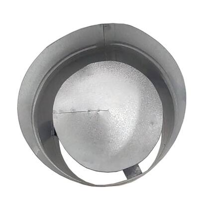 Imagem de Chapéu Chaminé Canhão Sputinik Galvanizado 200mm - Volpato, Tamanho: 200mm
