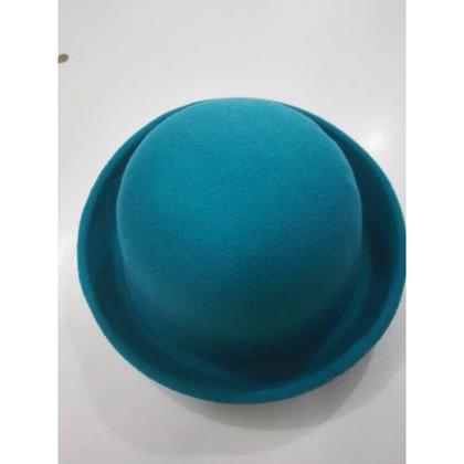 Imagem de Chapeu Coco Feltro Feminina Cores Variados ESTILO RETRO