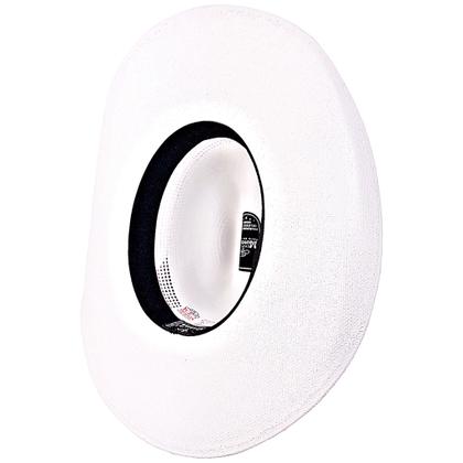 Imagem de Chapéu Country Americano Branco ventilado com Strass unissex