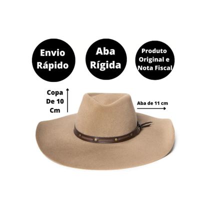 Imagem de Chapéu Country Cavalgada Gusttavo Lima Aba 11 Premium Top Hats Unissex