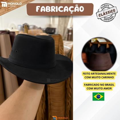 Imagem de Chapéu Country Feminino Masculino Festa Junina Caipira Rodeio Unissex Boiadeira Rodeio Sertanejo Cowboy MONOLO