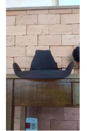 Imagem de Chapeu Country Marrom Champion Felt Formado Tamanho - 55